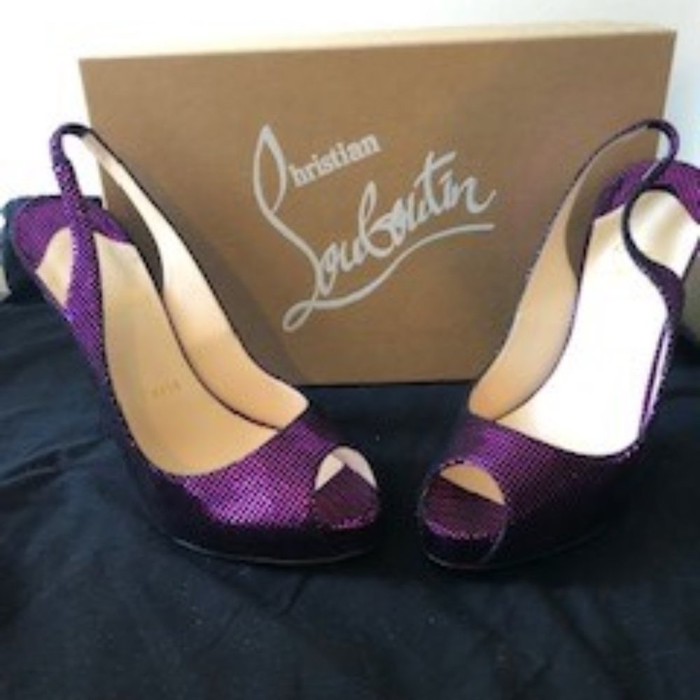 Christian Louboutin N°Prive 120 peep-toe pumps